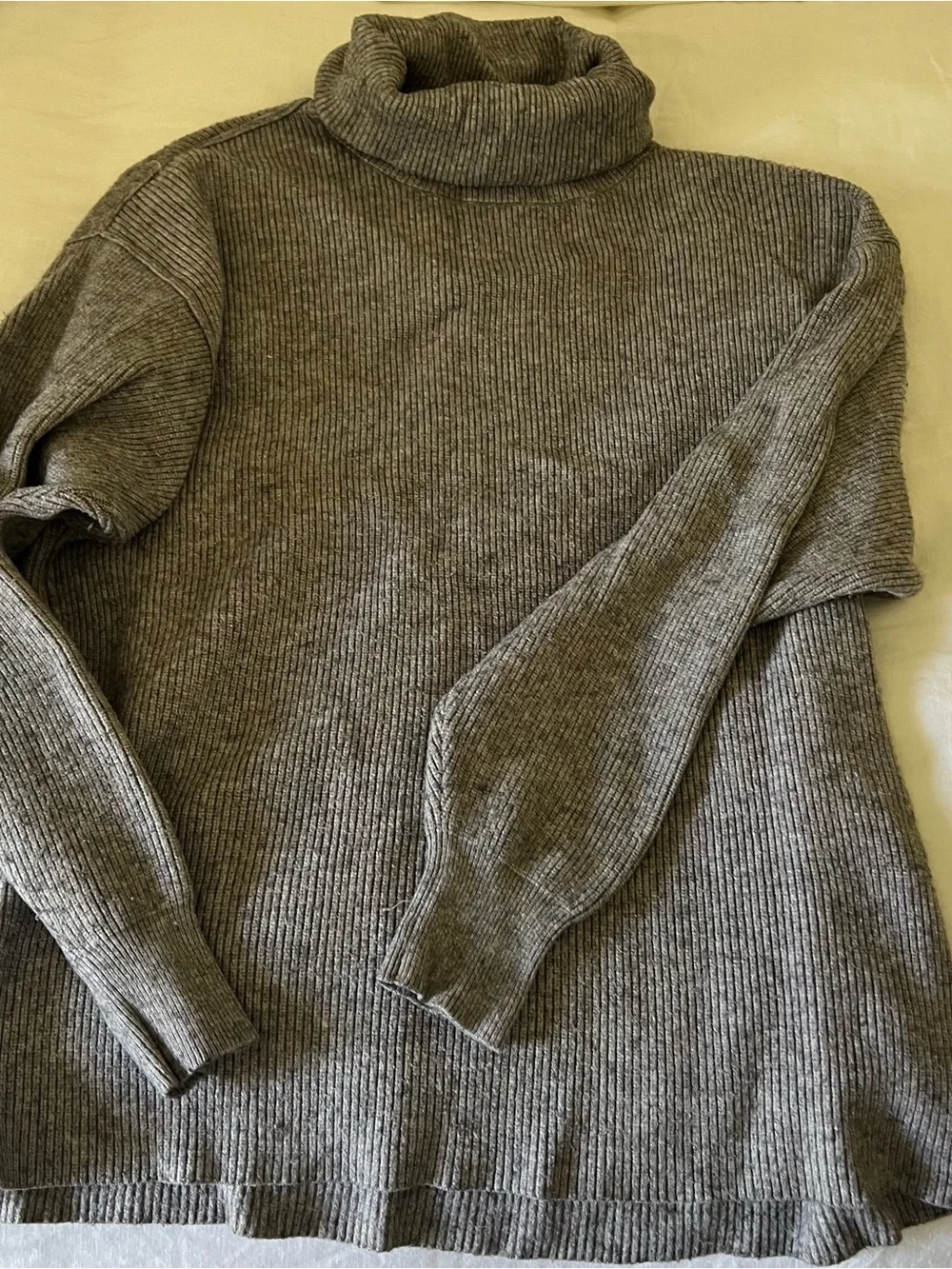 Free People Oversized Cowl Neck Sweater - Gray